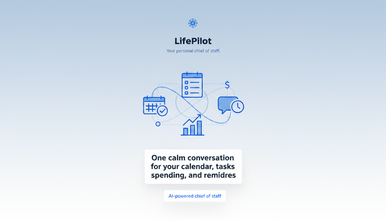 LifePilot — Your personal chief of staff