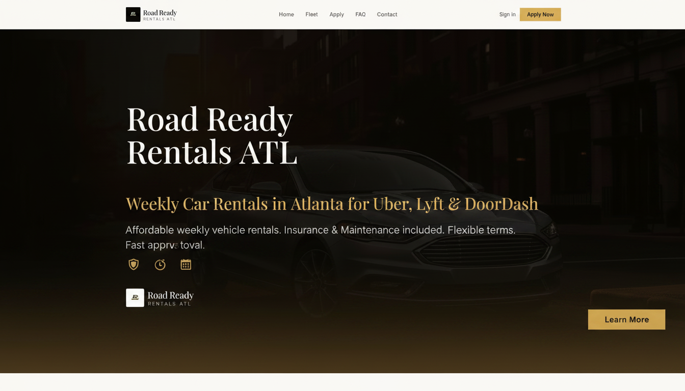 Road Ready Rentals ATL — Weekly Car Rentals in Atlanta