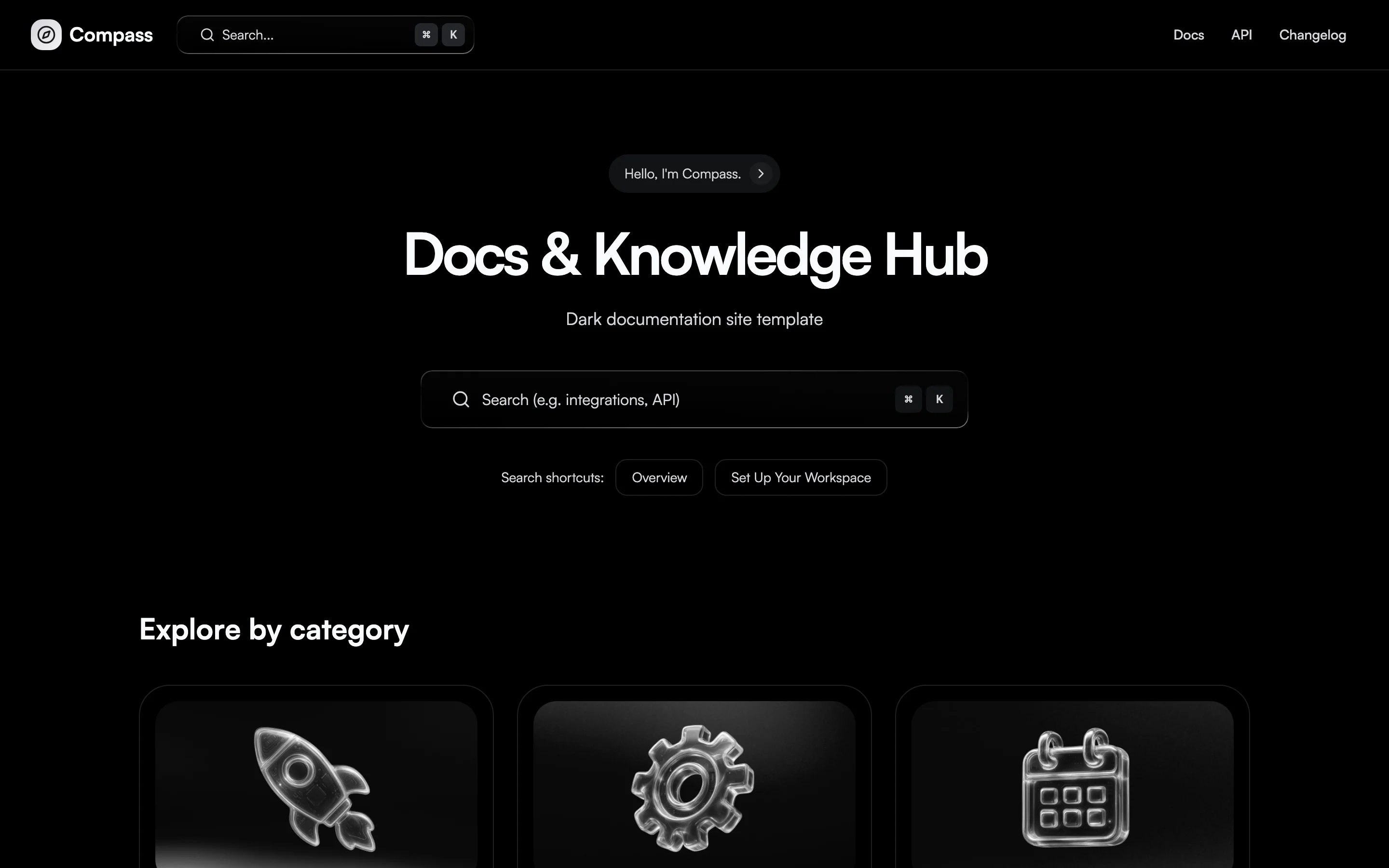 Product Knowledge Hub template preview