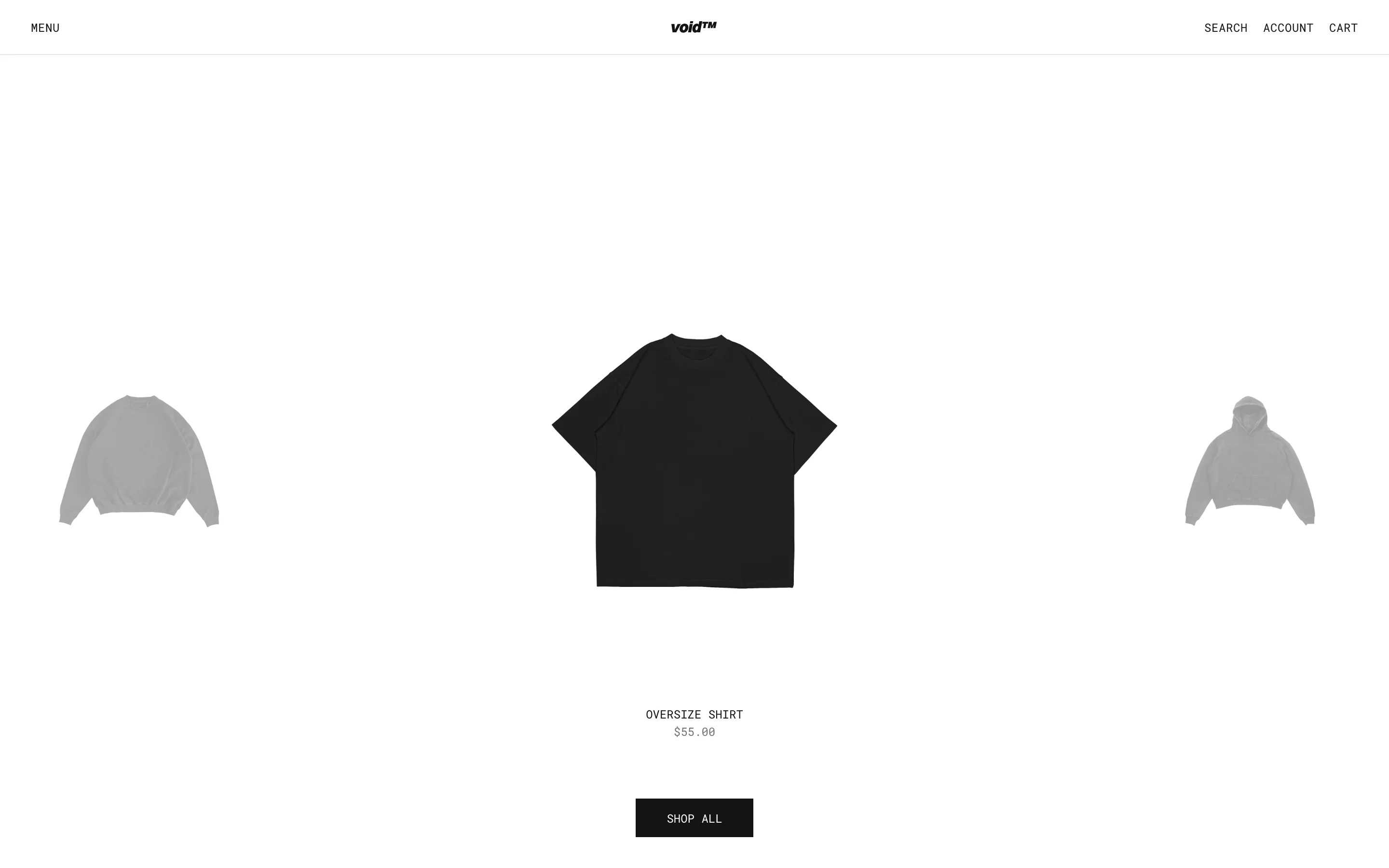 Streetwear Store template preview