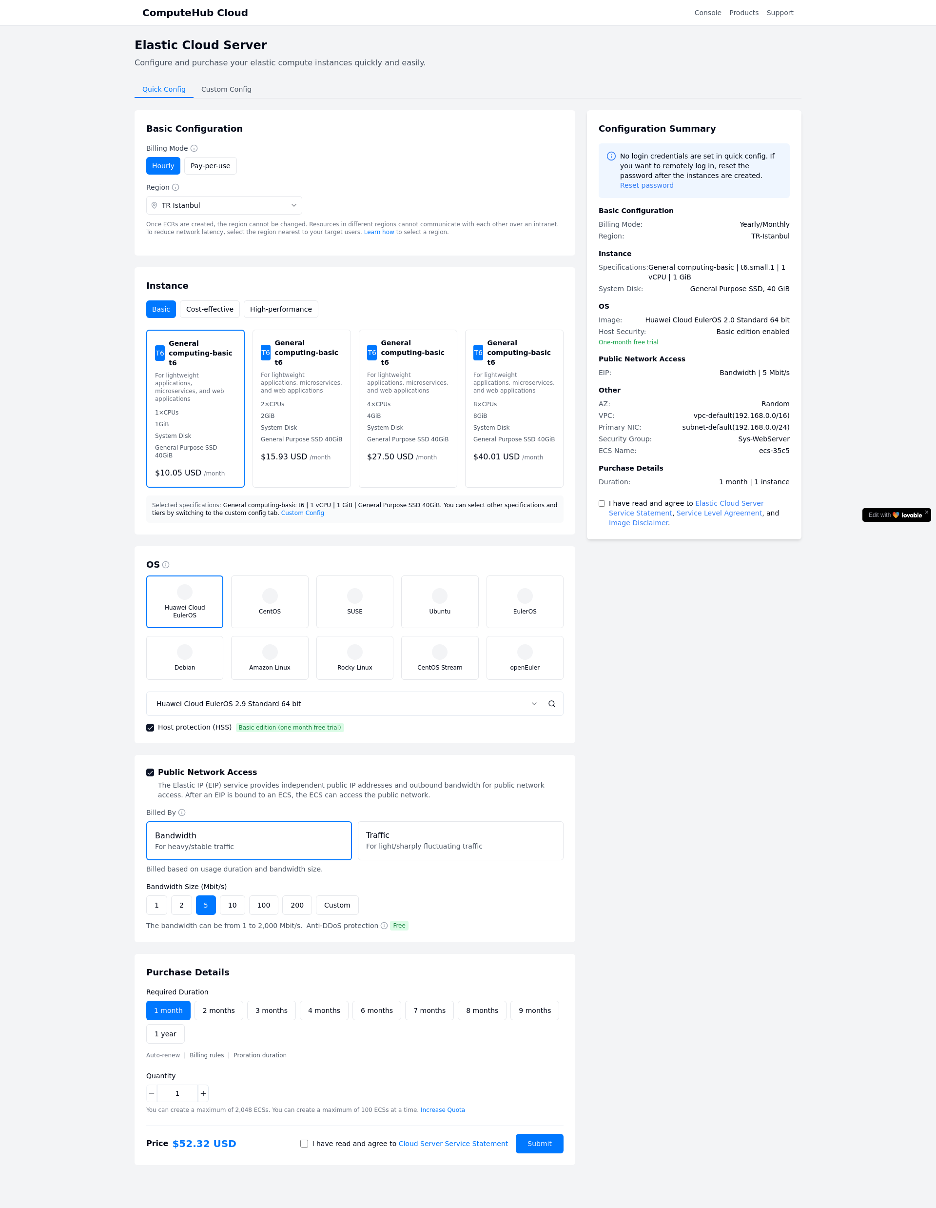 Modern Cloud Compute Products Platform