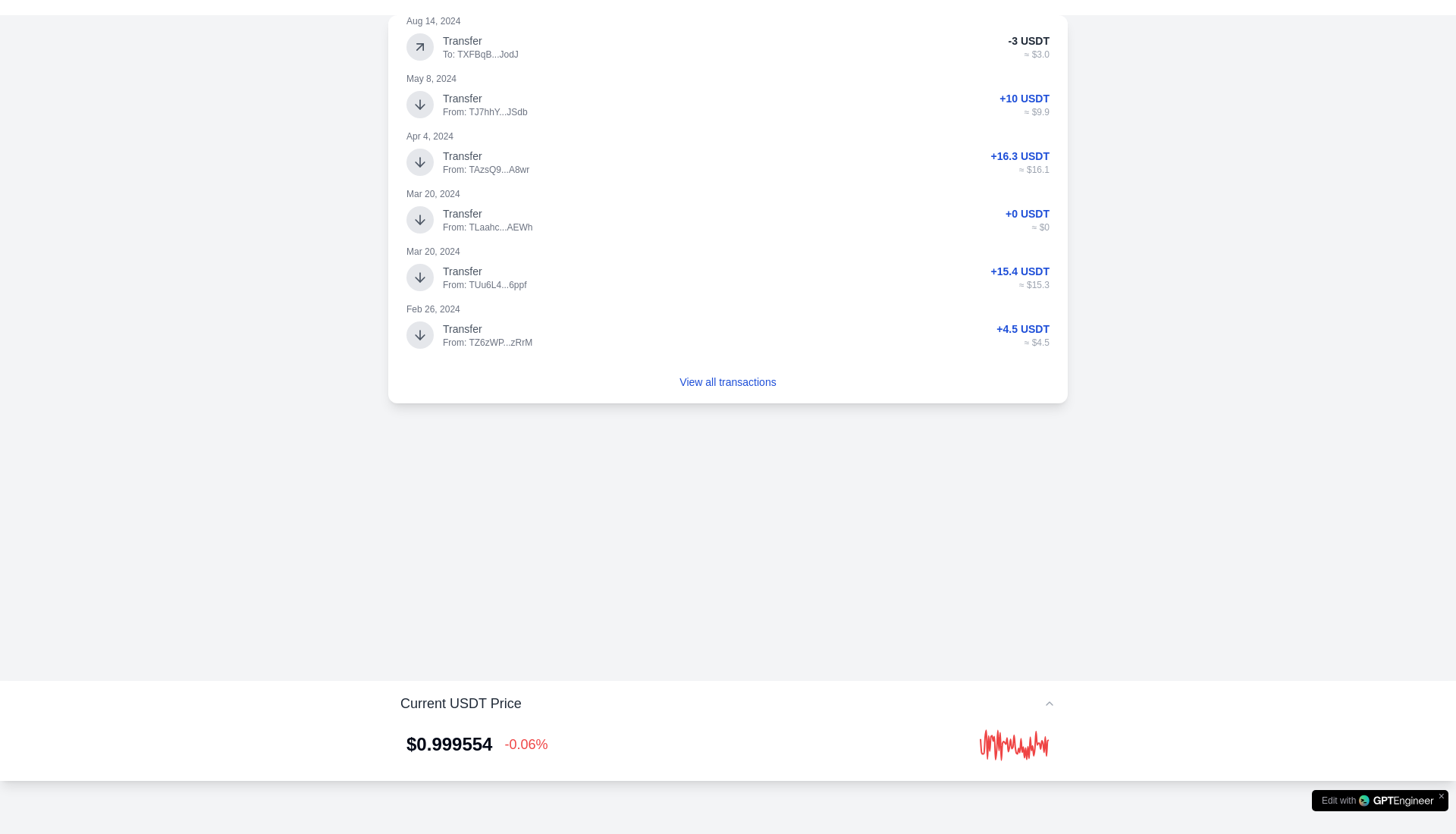 Advanced Crypto Wallet & Balance Checker App