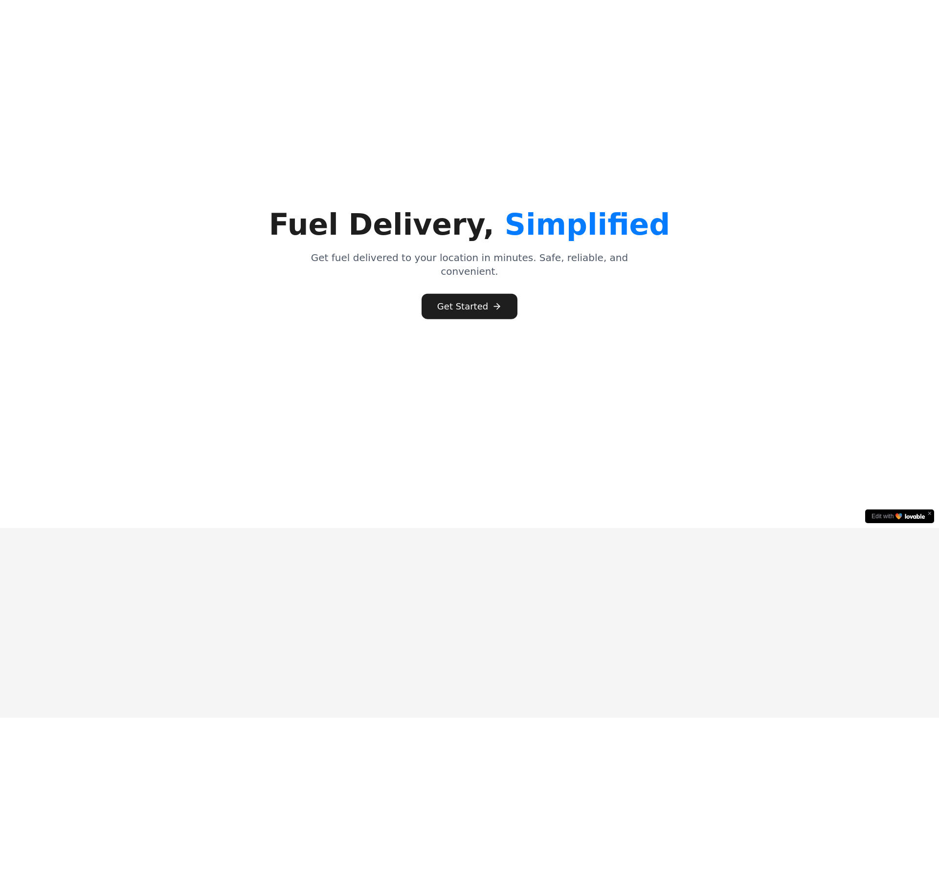 Modern Fuel Ordering Platform Platform
