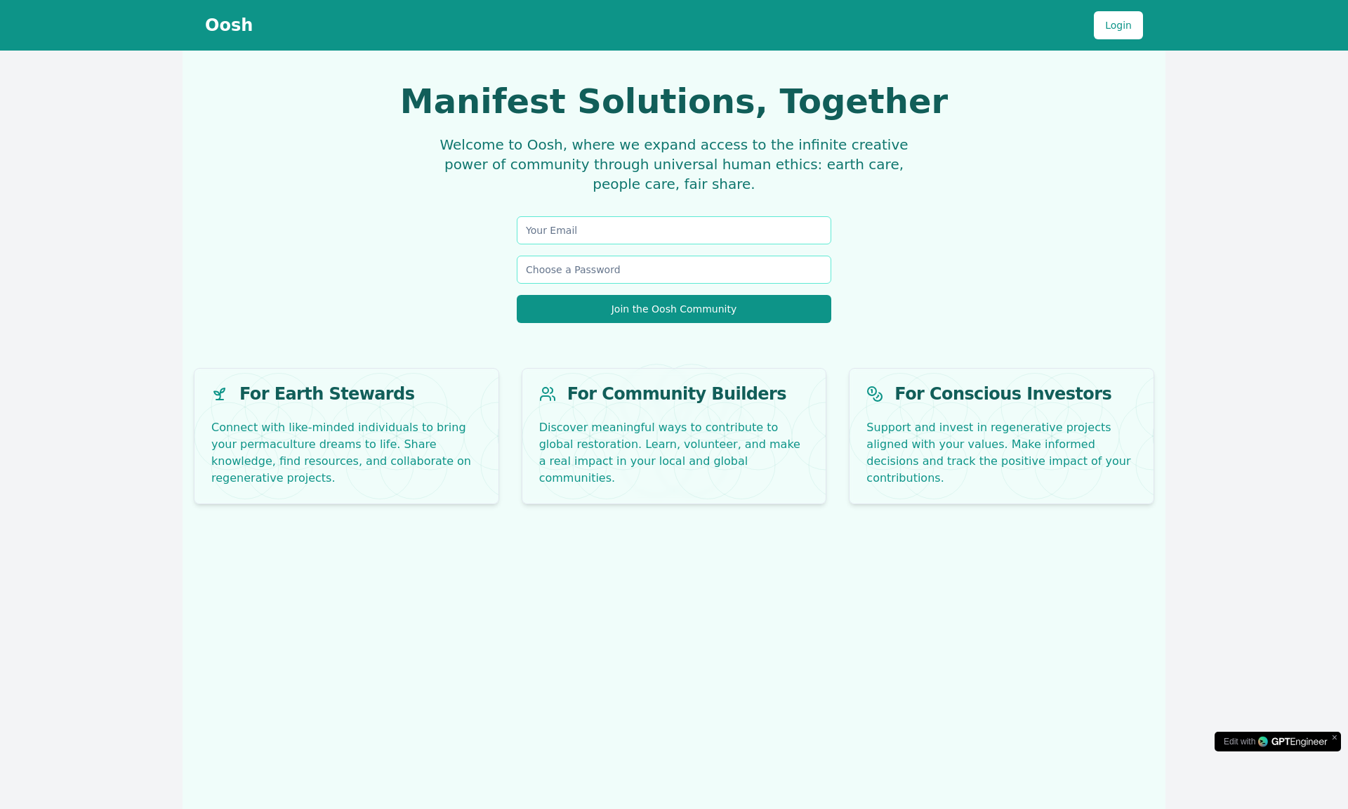 Social Engagement App