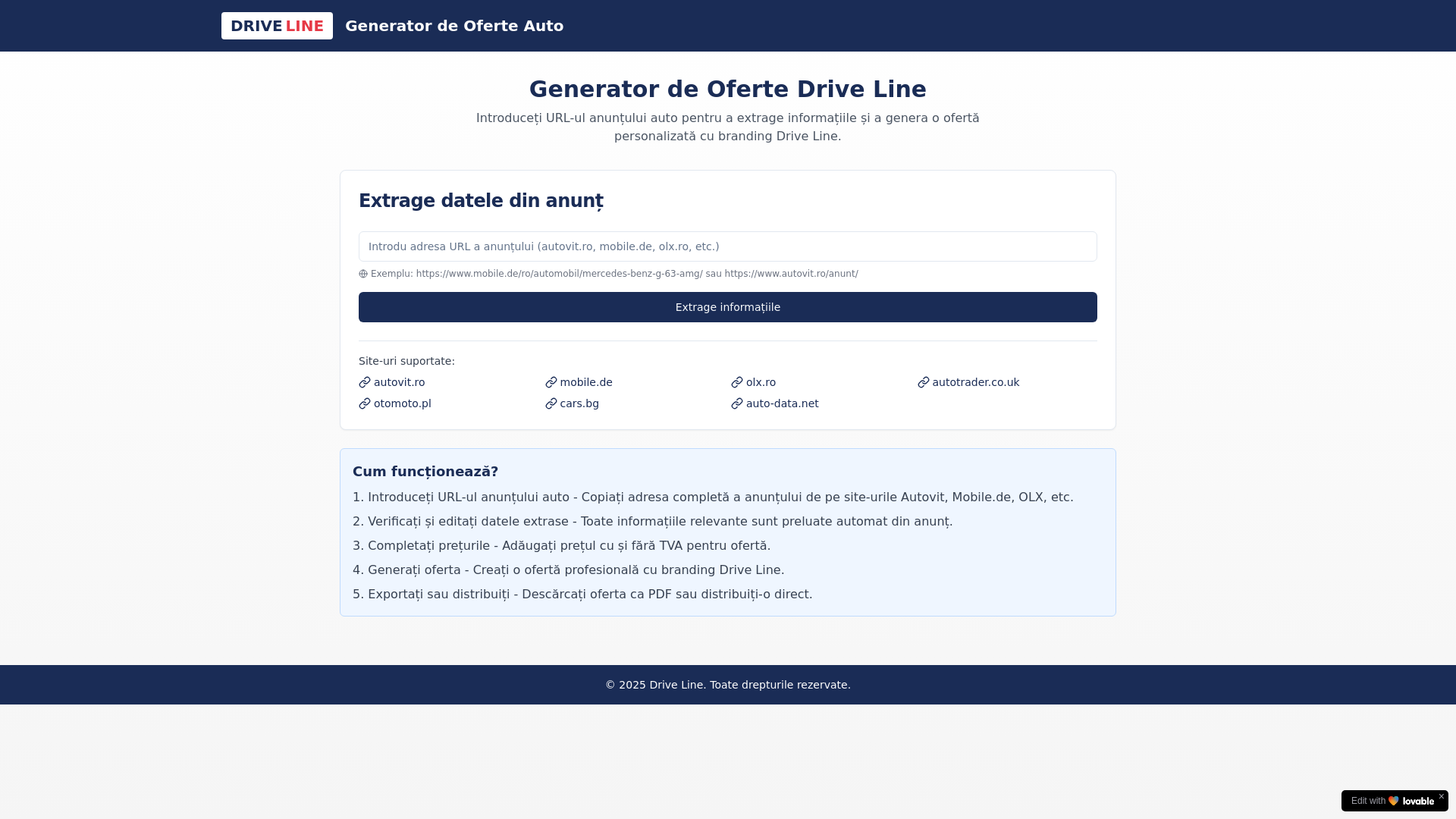Modern Product Listing & Management Platform