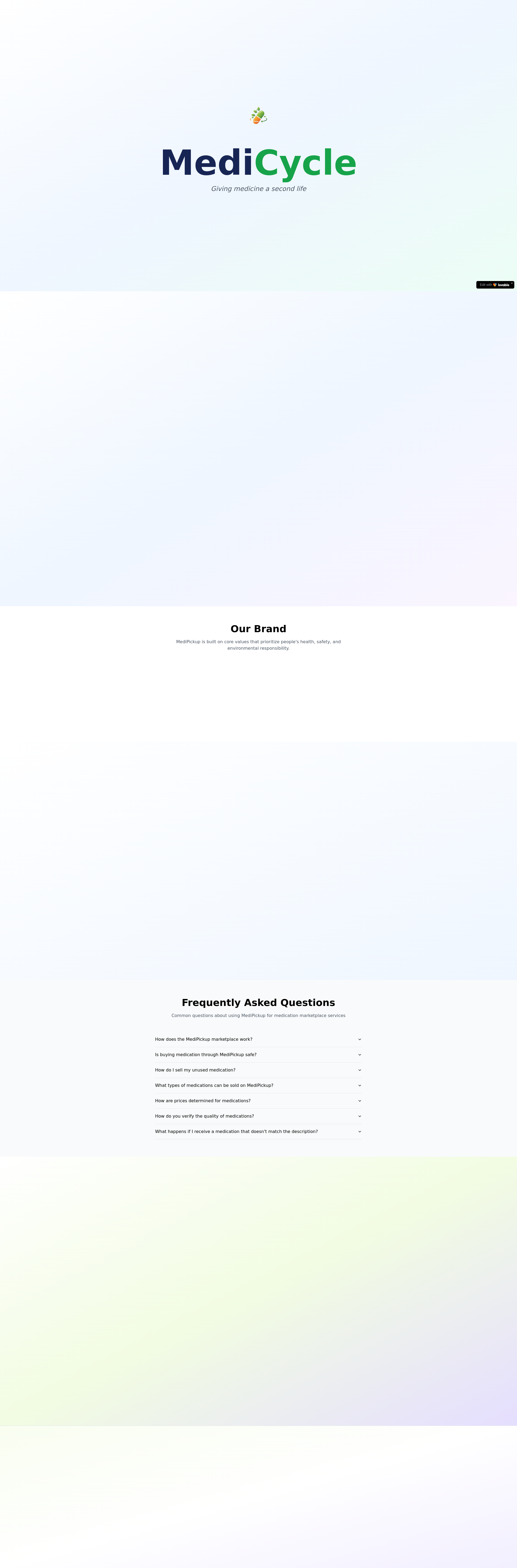 Advanced Ai-powered Medication Recycling & Disposal App