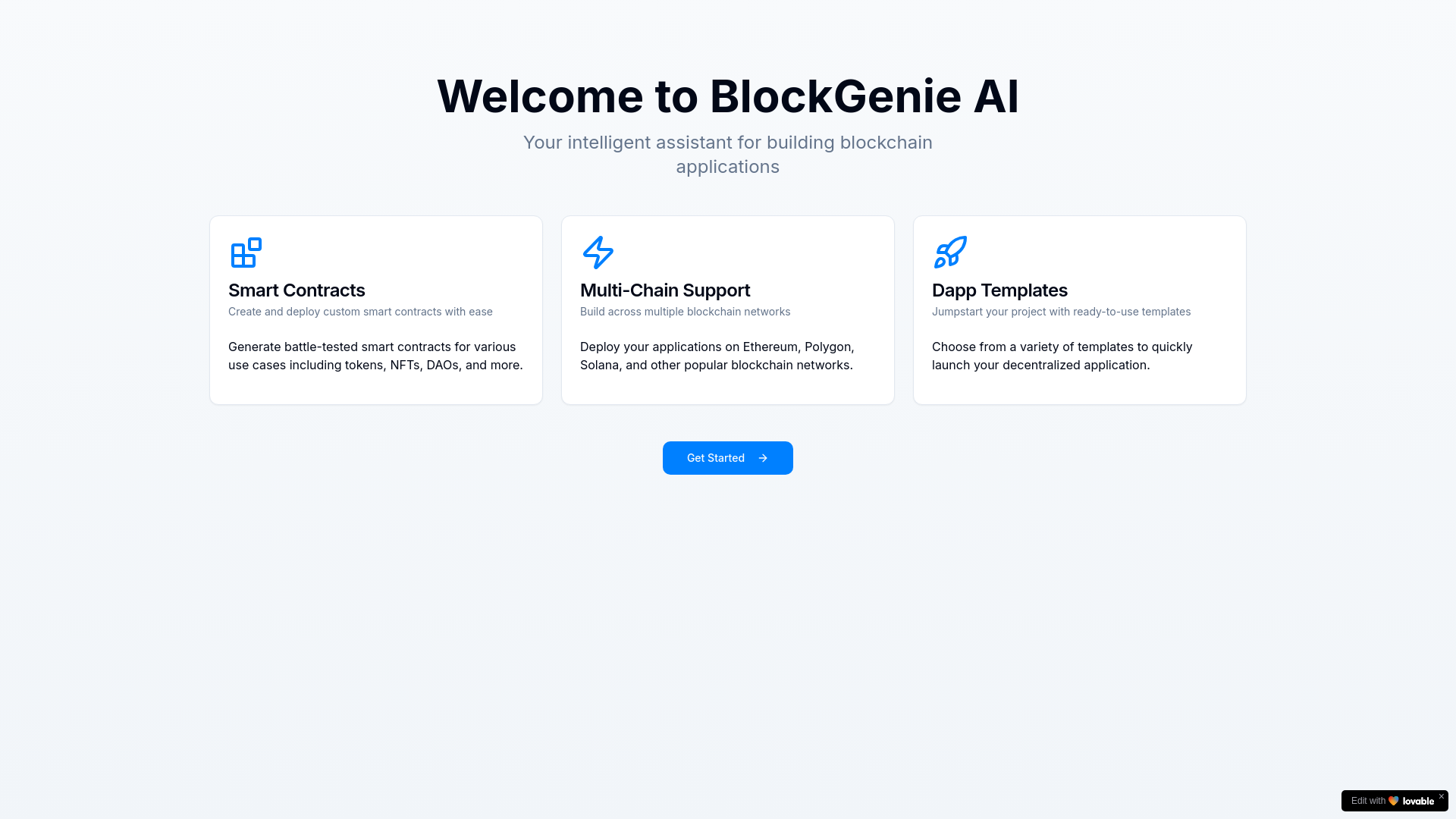 Professional Ai-powered Blockchain Agent Creation Platform