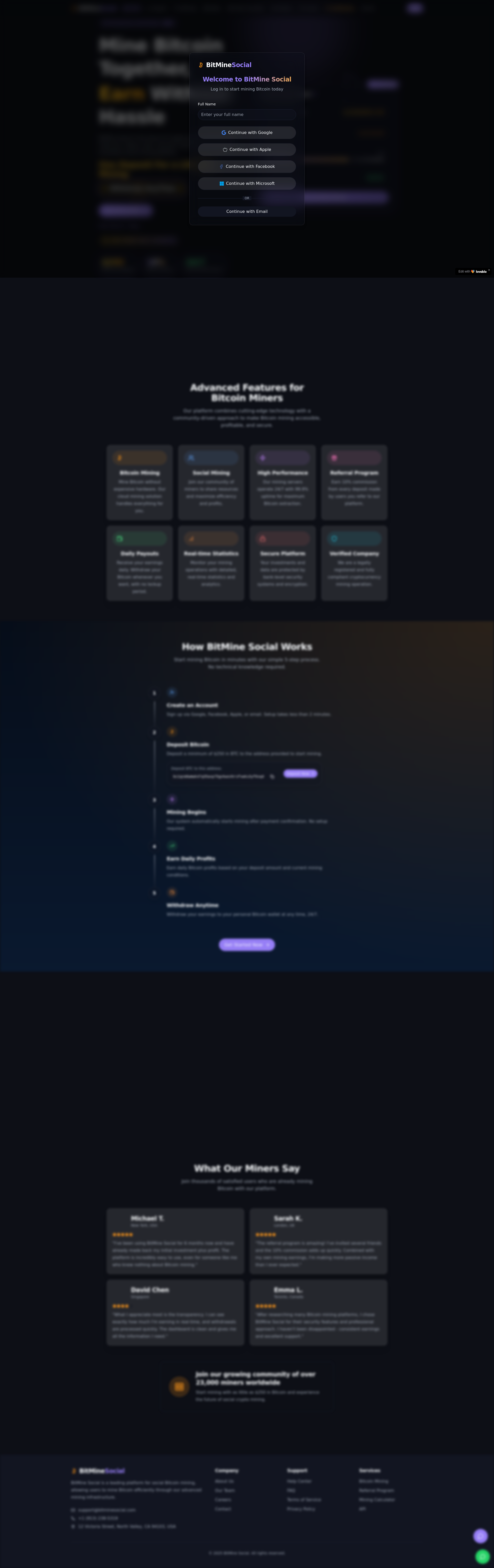 Professional Crypto Mining Platform Platform