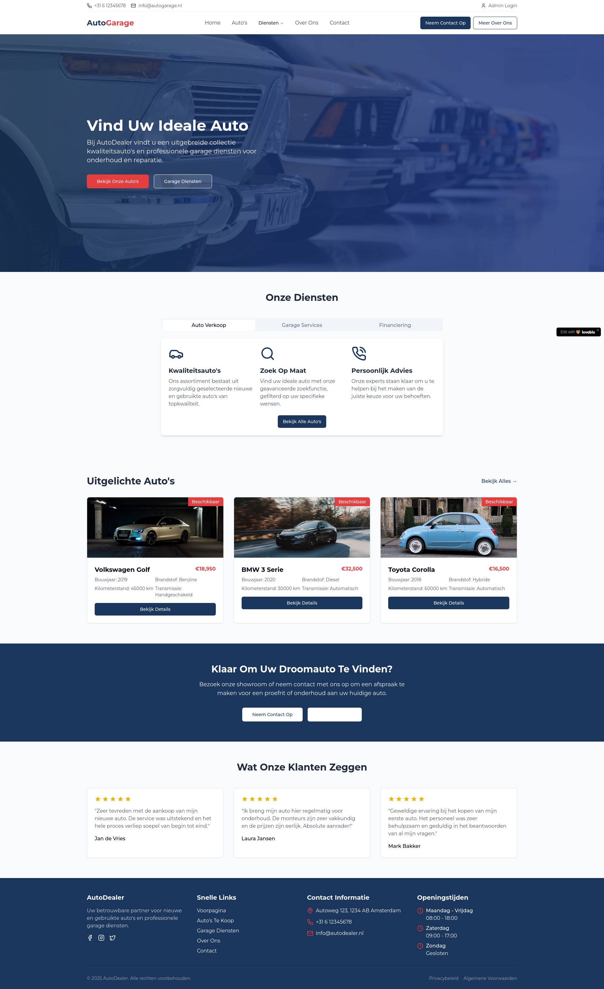 Professional Automotive Dealership Management Platform