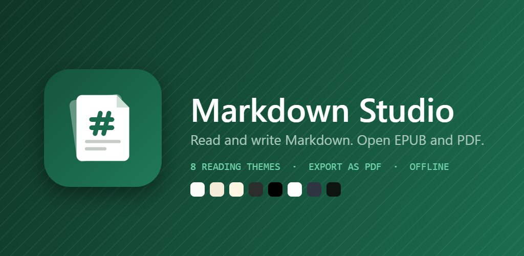 Markdown Studio feature graphic