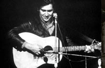 Phil Ochs at the concert for Amchitka