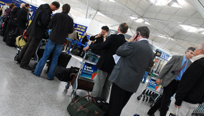 Airport queues