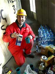 Tea at the top of the coal tower