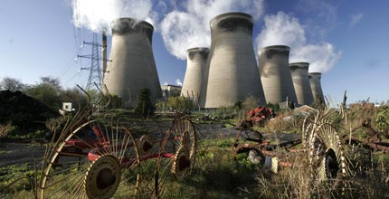 Ferrybridge coal power station in Yorkshire