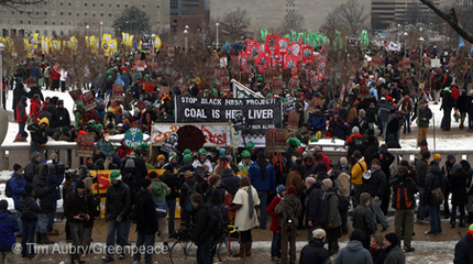 Climate activists shut down a coal power plant on Capitol Hill, Washington DC