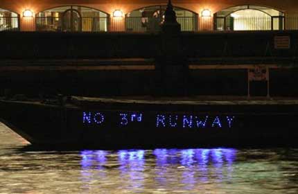 No 3rd runway on a Thames barge