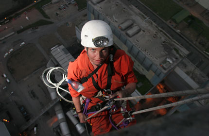 Going over the edge at Kingsnorth