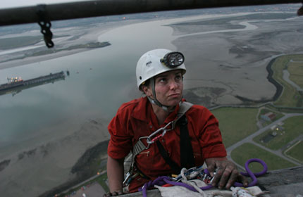 Going over the edge at Kingsnorth