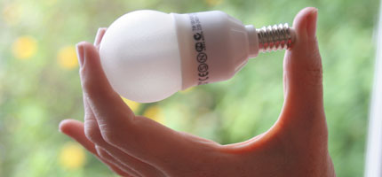 A compact fluorescent lamp