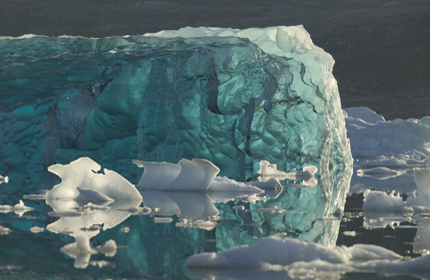 Greenland glacier by Nick Cobbing