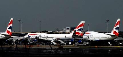 Planes at Heathrow