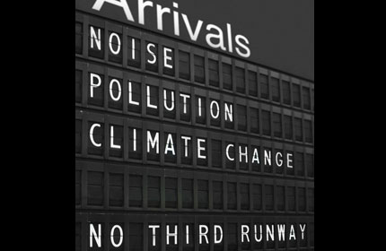 Arrivals - noise, pollution, climate change