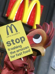 Stop trashing the Amazon for fast food