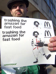 Trashing the Amazon for fast food