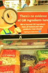 Iceland were one of the first supermarkets to remove GM ingredients from their own-brand products