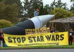 'Stop Star Wars' protest at  Vandenburg air base