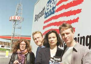 Celebrities join stop esso campaign