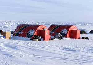 Greenpeace Arctic ice camp