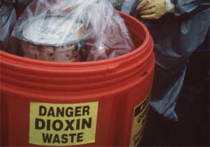 Dioxin waste
