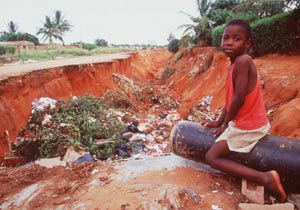 Mozambique river bed