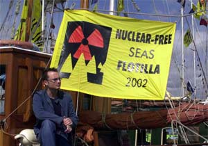 Nuclear free seas flotilla 2002