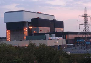 Heysham nuclear plant