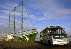 Islay wave bus: the worlds first electric bus to be powered by wave energy