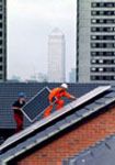 Greenpeace installing solar panels at BP