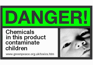 Stickers for Disney toxics campaign