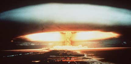 There are more than 30,000 nuclear weapons in the world today