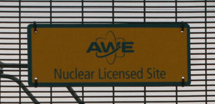 AWE Aldermaston - Britain's atomic bomb factory