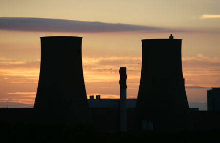 Sellafield at dusk