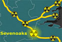 Nuclear transportation in the UK: detail from map