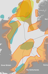 A map of proposed marine reserves in the North Sea