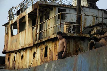 Pirate vessel grave yard off west Africa