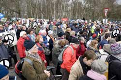 Thousands joined the march