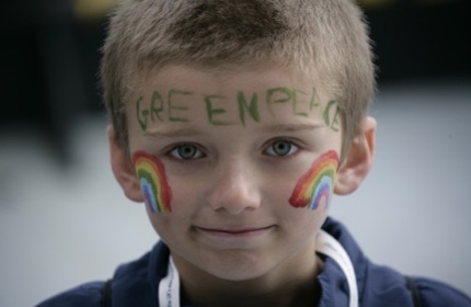 Greenpeace kid