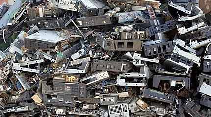 Vast amounts of e-waste are routinely and often illegally shipped as waste from Europe, USA and Japan to places where unprotected workers recover parts and materials.