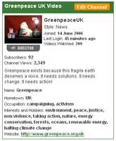 Greenpeace UK YouTube screenshot