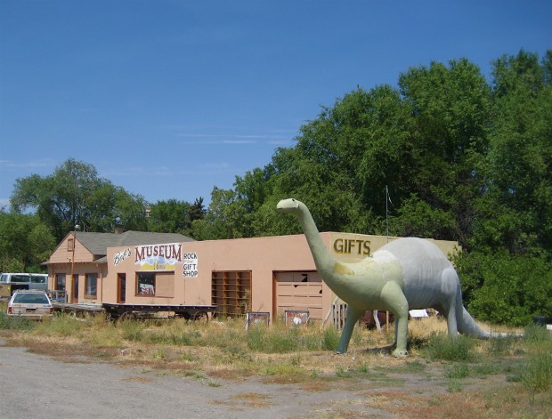 Abandoned dinosaur museum